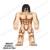 WM6148 Attack on Titan Levi Ackerman Eren Mikasa giant Annie Japanese anime bricks mini action toy figures building blocks Gifts 4
