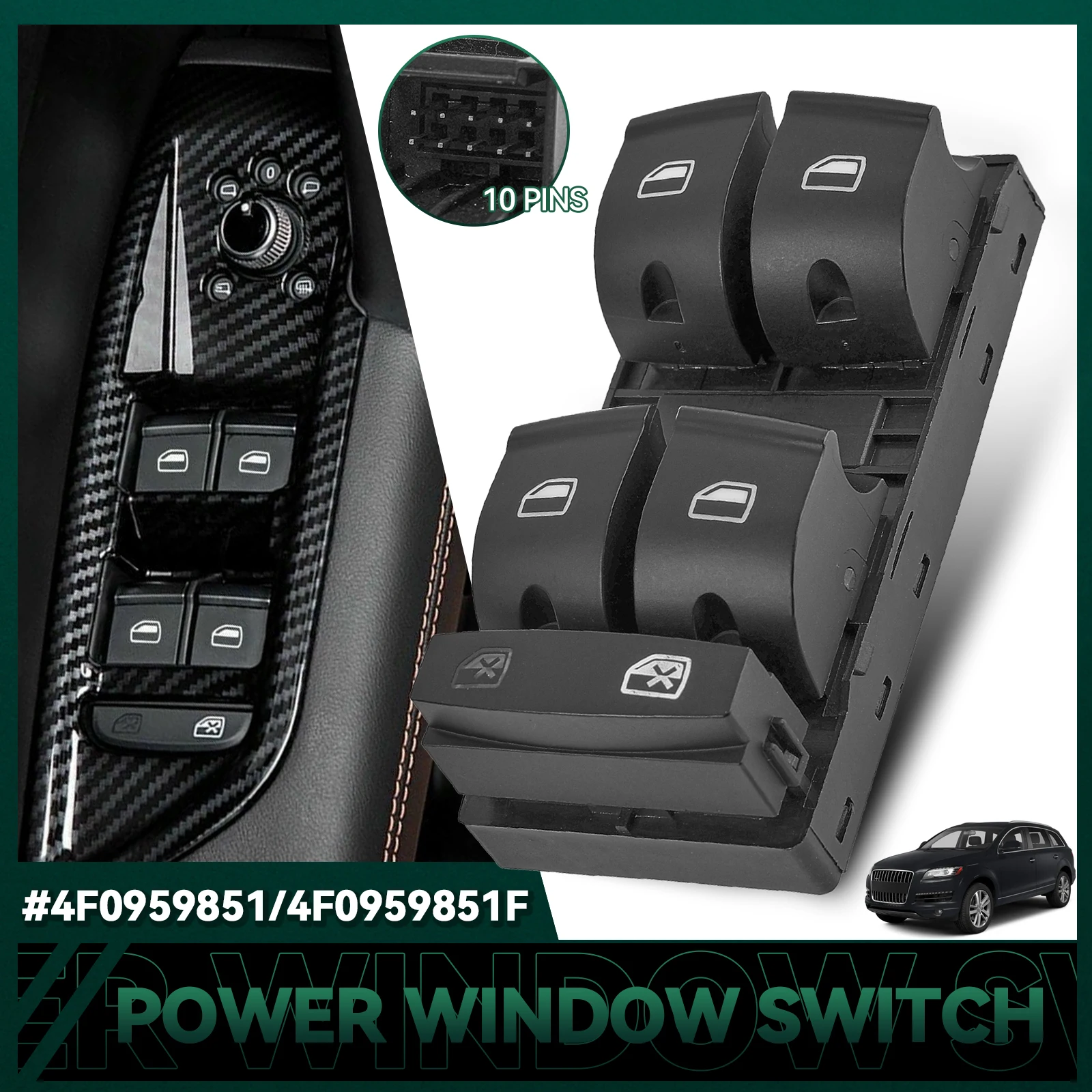 

Панель электропитания для AUDI A6 QUATTRO A3 8P1 8PA Q7 2004-2011 RS6 4F0 959 851F 4F0959851