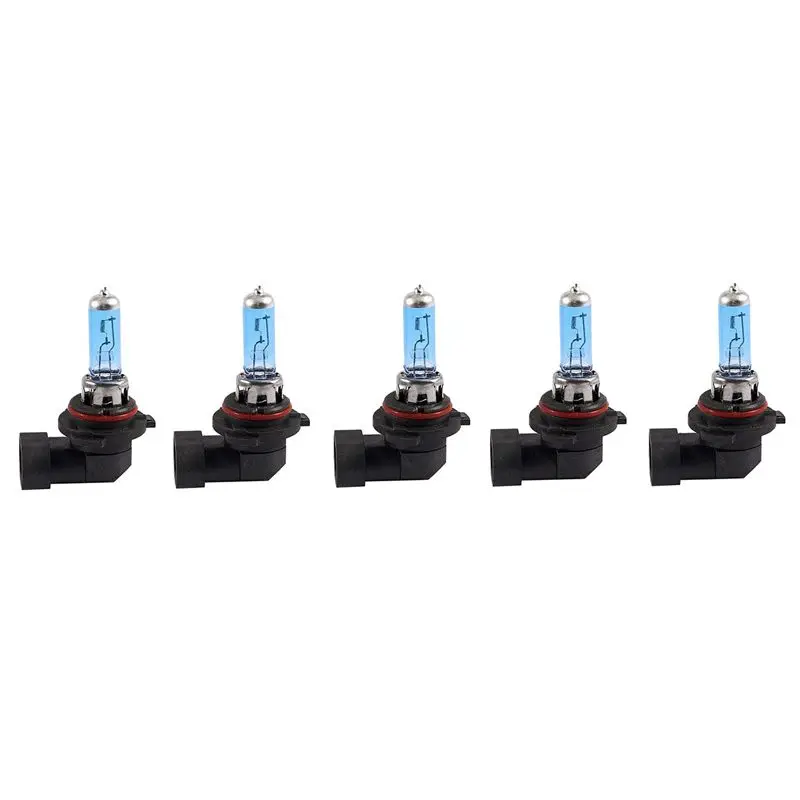 NEW-5X 9006 HB4 슈퍼 화이트 안개 할로겐 전구 고출력 55W 자동차 헤드라이트 램프 12V 새 제품