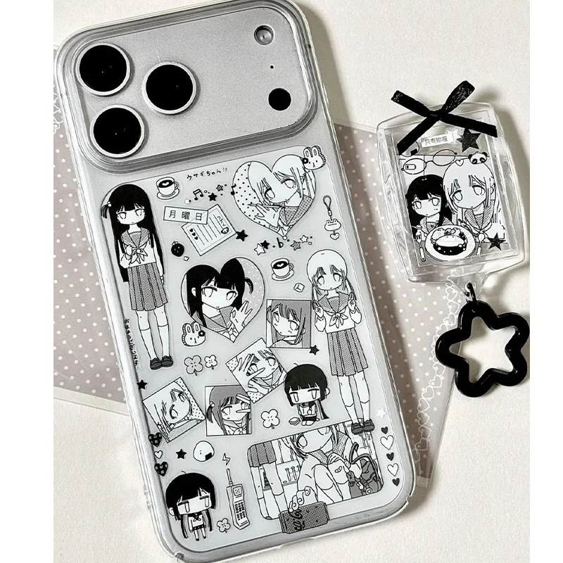Kawaii Japanese Manga Girl Fashion Soft Phone Case Cover