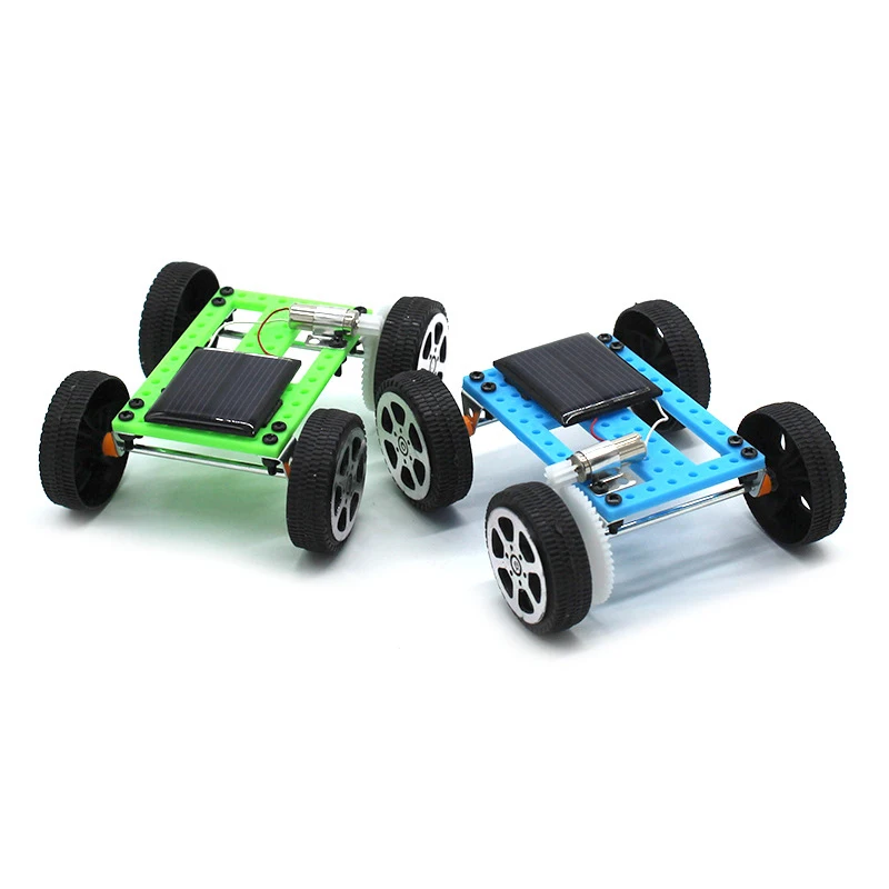 Solar Car Toy Novelty Funny Mini DIY Handmade Science Experiment Children's Gift