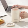 Portable Mini Travel Boiling Water Cup Tea Making Mini Timer Electric Kettle Electric Stew Cup Automatic Electric Boiling Cup 1