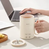 Portable Mini Travel Boiling Water Cup Tea Making Mini Timer Electric Kettle Electric Stew Cup Automatic Electric Boiling Cup 1