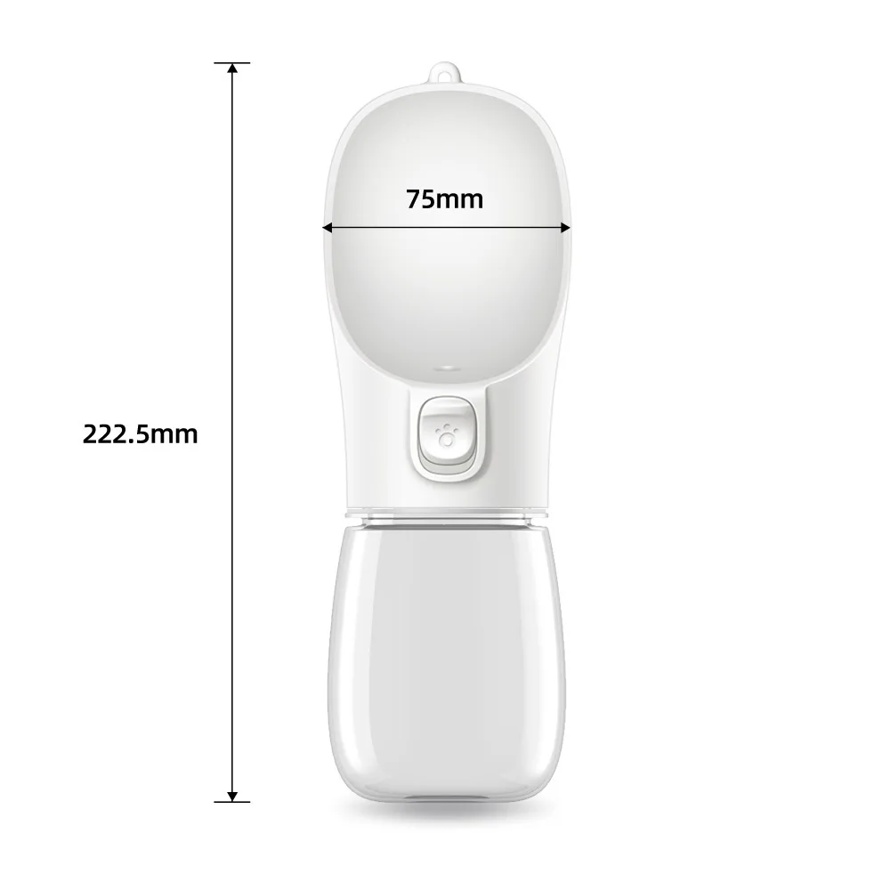 Title 4, Portable Dog Water Bottle Food and Water Contai...