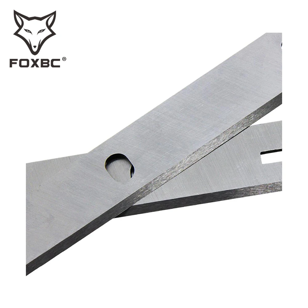 FOXBC noże strugarskie 210*22*1.8mm HSS strugarka do drewna narzędzia tnące 8 cali dla Scheppach, Woodstar PT85, Kity PT8500 2 sztuk/4 sztuk