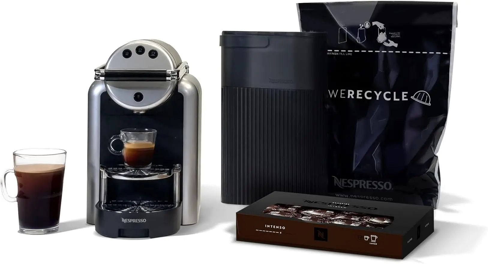 

Профессиональный кофе Nespresso Starter Bundle для малого бизнеса, Профессиональная Кофемашина Zenius, кофе со вкусом