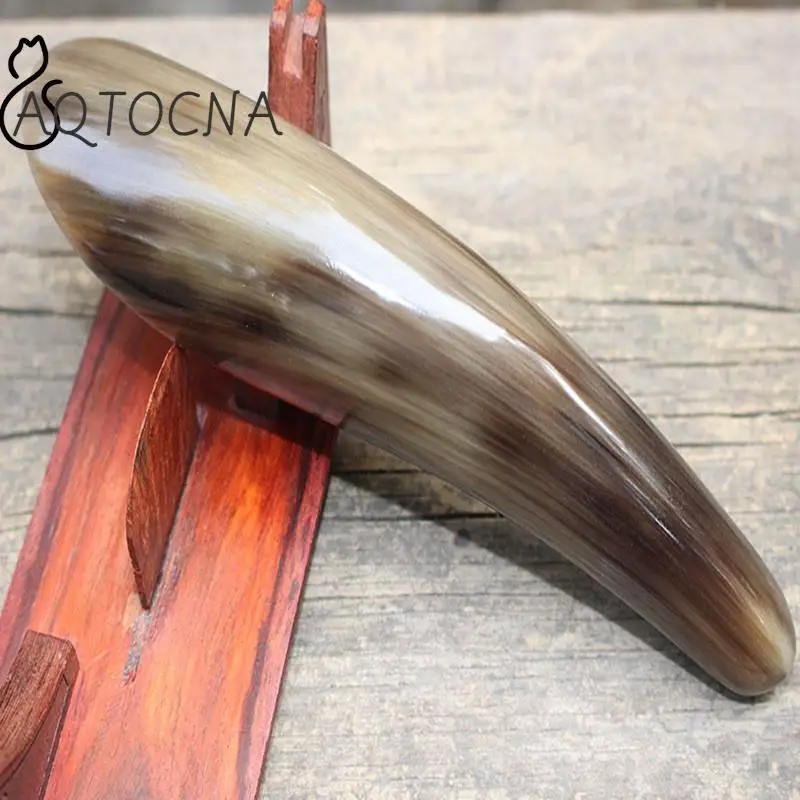 Natural Buffalo Horn Guasha Massage Tool Agopuntura Spa Therapy Gua Sha Massager Scraping Board Assistenza Sanitaria