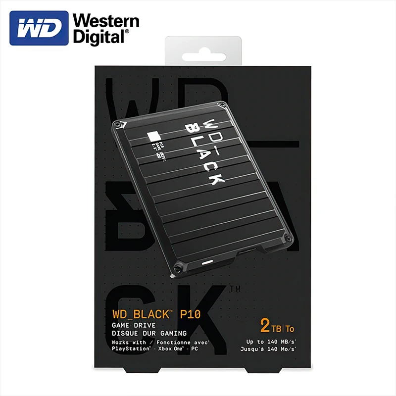 Western Digital WD Black P10 Game Drive 5TB 4T 2T External Mobile