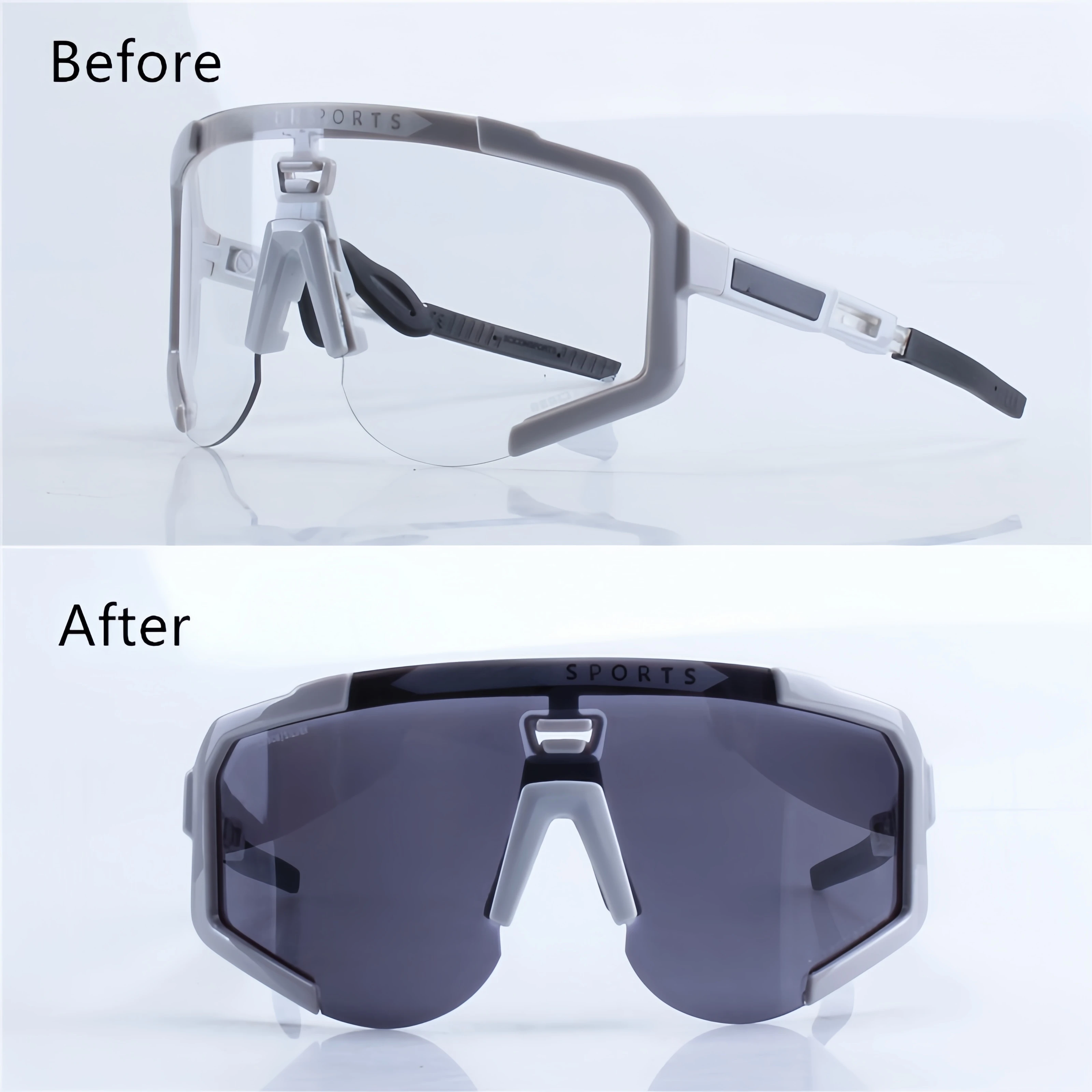 Scicon Photochromic Outdoor Sports Sunglasses - Versatile Cycling Eyewear