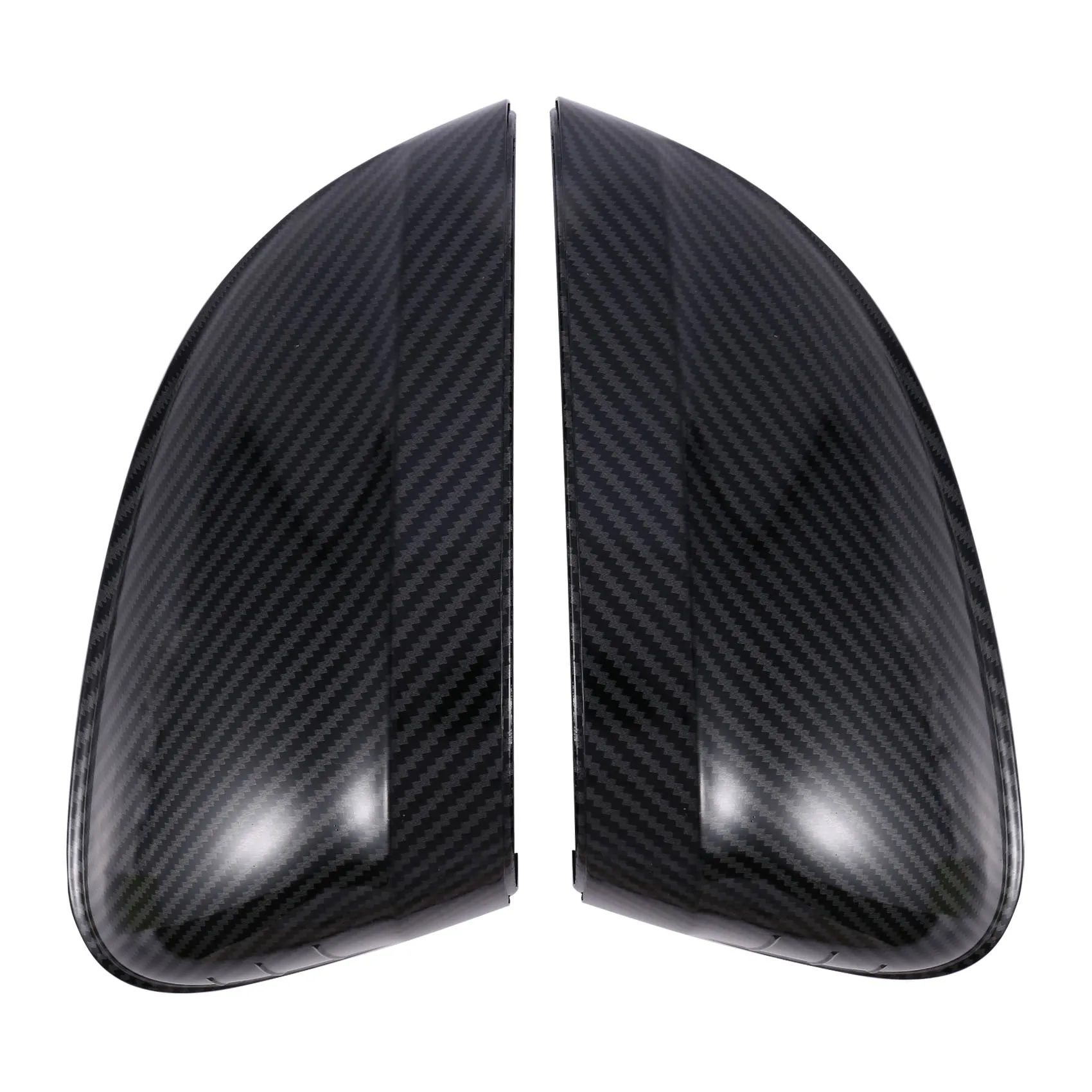 

Rearview Mirror Case Side Mirror ABS Carbon Fiber Shell For- A4 B9 2017-2019 High Configuration