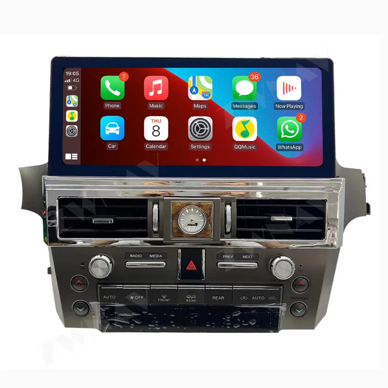 12 3 inch android 10 0 auto car dvd player gps navigation for lexus gx