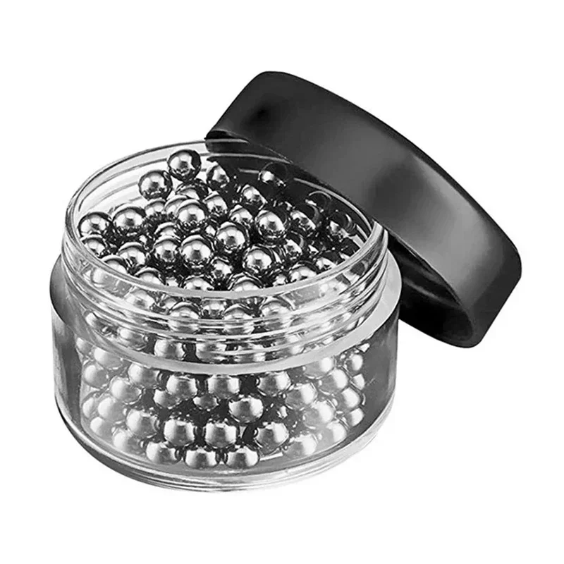Wine Glass Cleaning Tool 200Pcs 4mm Glass Bottle Cleaning Ball Pellets Stainless Steel Bead