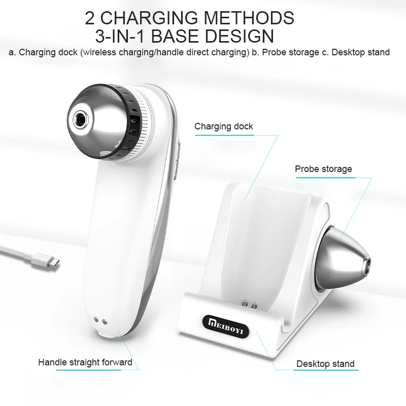 New Professional Wireless HD Intelligent Scalp/Skin/Dermal Detector Hair Follicle Testing Analysis Magnifier UV Skin Analyzer