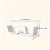 1Pc Adhesive Bathroom Shelf Wall-Mounted Bathroom Storage Shelf, Plastic, No Electricity Needed, Ideal for Flat Surfaces 2