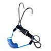 316SS Reef Drift Hook Spring Anti-Lost Rope Double End Diving Hook with Spiral Coil Lanyard Scuba Current Reef Hook 3