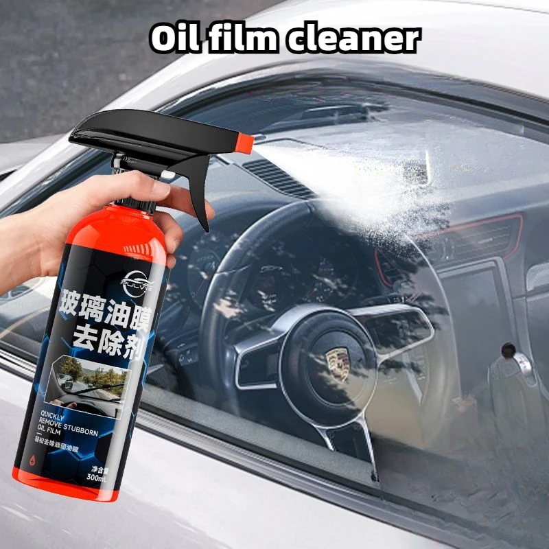 300ml car glass degreasing film spray cleaning agent decontamination rainwater water displacement to remove oil stains
