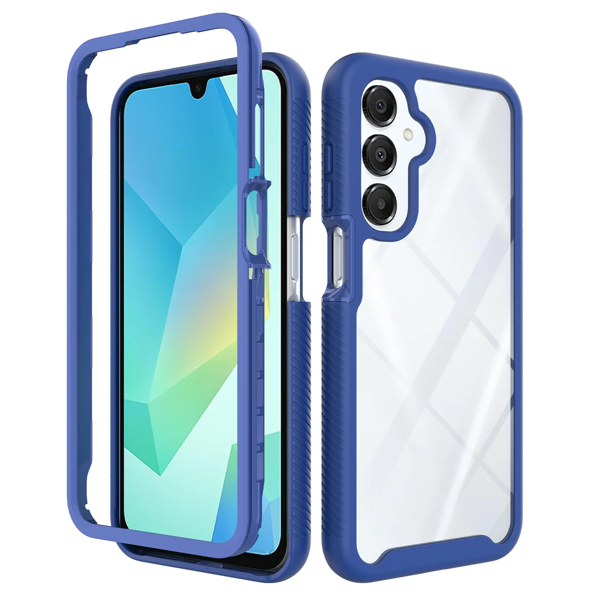 Premium Dual-Layer Shockproof Clear TPU/PC Sky Case Cover
