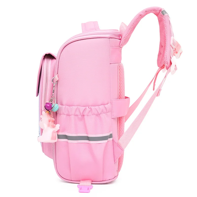 3D Orthopedic School Backpacks For Girls Cartoon Mermaid Waterproof Primary School Bags Kids Satchel Knapsack Mochila Escolar 3