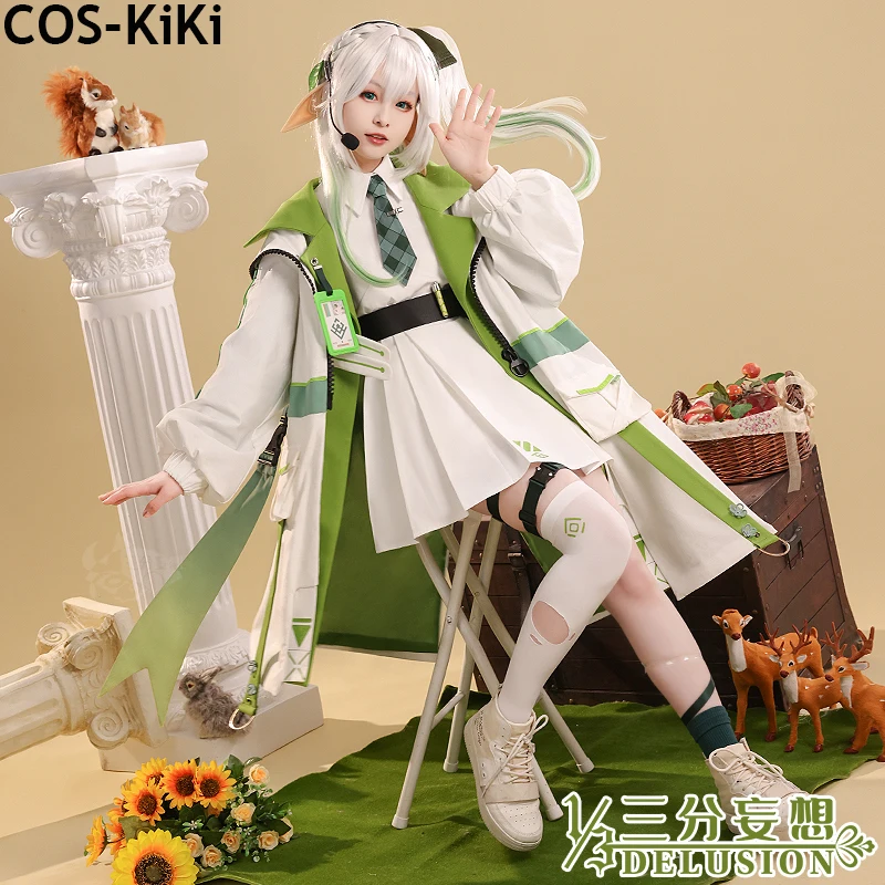

COS-KiKi Genshin Impact Nahida Game Suit Cosplay Costume Elegant Lovely Dress Uniform Halloween Party Role Play Outfit Women