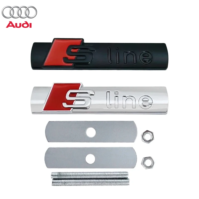 Sleek 3D Metal SLINE Logo Emblem