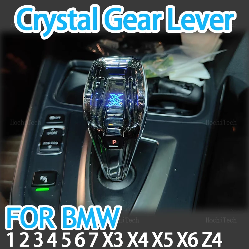 Crystal LED Gear Shift Knob Shift Head Crystal Gear Lever Head Auto