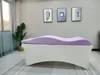 Factory superb beauty salon Violet Purple Curved lash bed Topper mattress message mattress topper beds for eyelashes 4