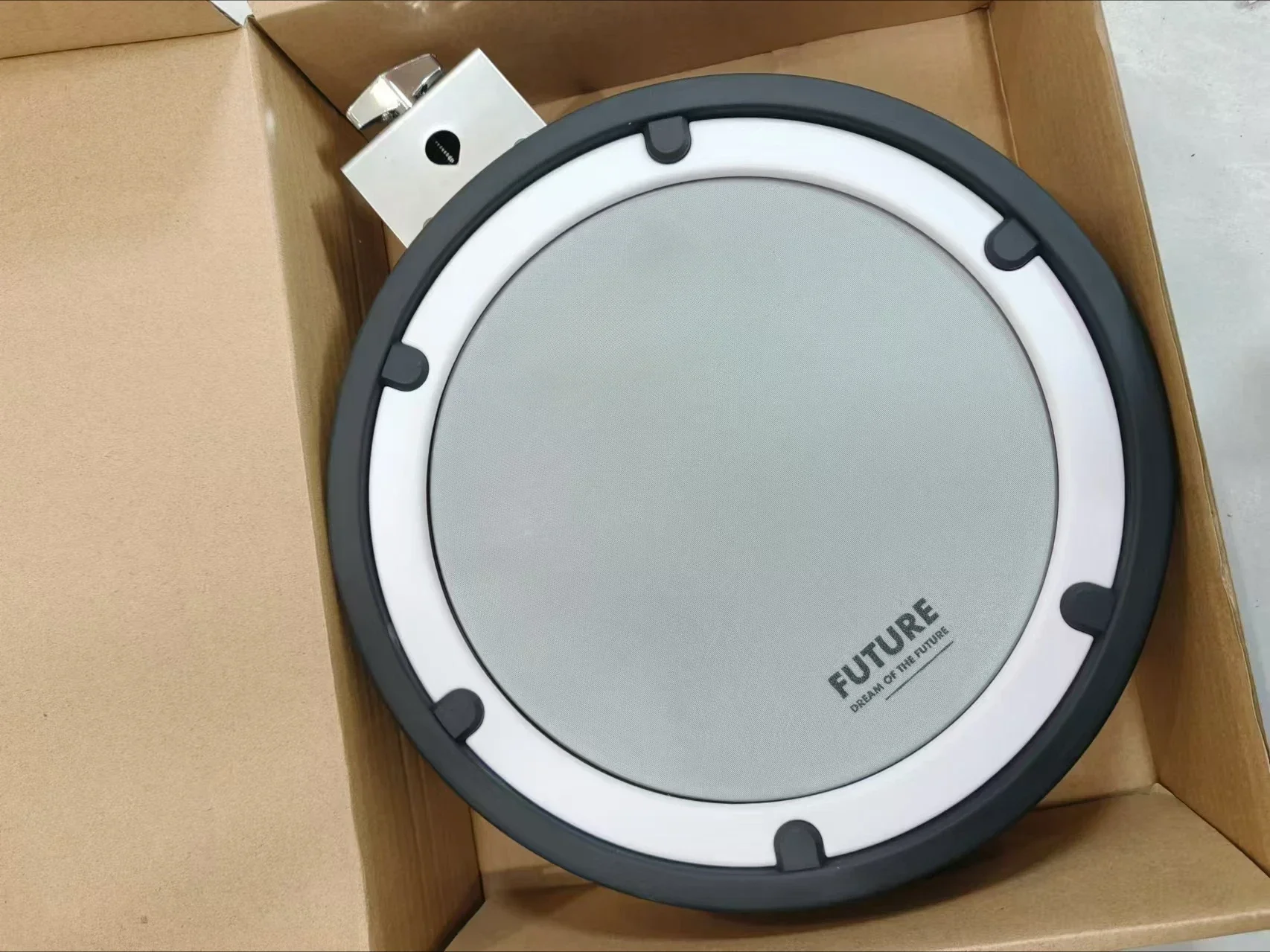 10inch Mesh head dual zone drum trigger pad Compatible Roland ATV Alesis Medeli