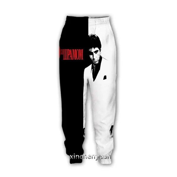 

HOT New Unisex Scarface Art 3D Print Causal Clothing Fashion Men Women Hip Hop Pants Plus Size S-7XL Trouser Jogger Men