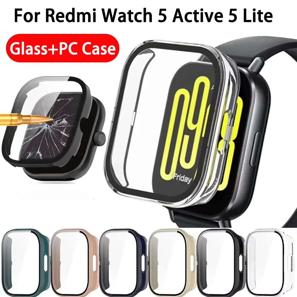Premium Tempered Glass & PC Protective Case