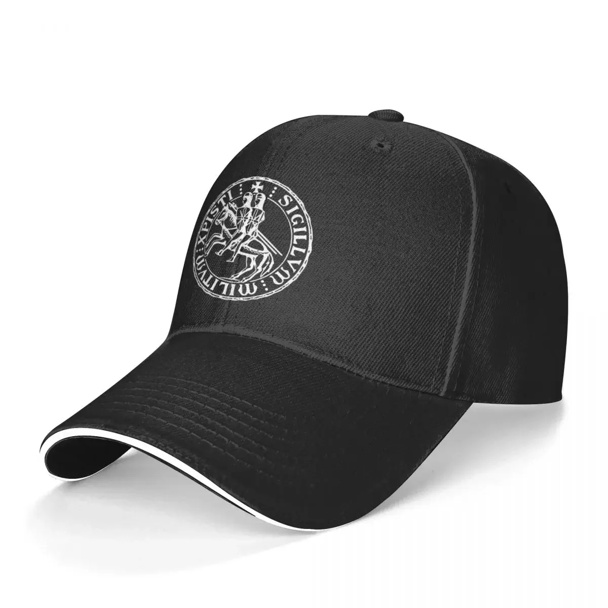 

Knights Templar Seal Catholic Christian Baseball Hat Unisex Adjustable Baseball Caps Hats for Men and Women