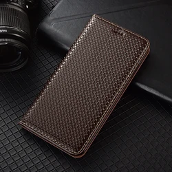 Luxurious Genuine Leather Wallet Case for Moto edge 20 (Coffee)
