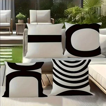 Mid-Century Geometric Pillow Covers 1