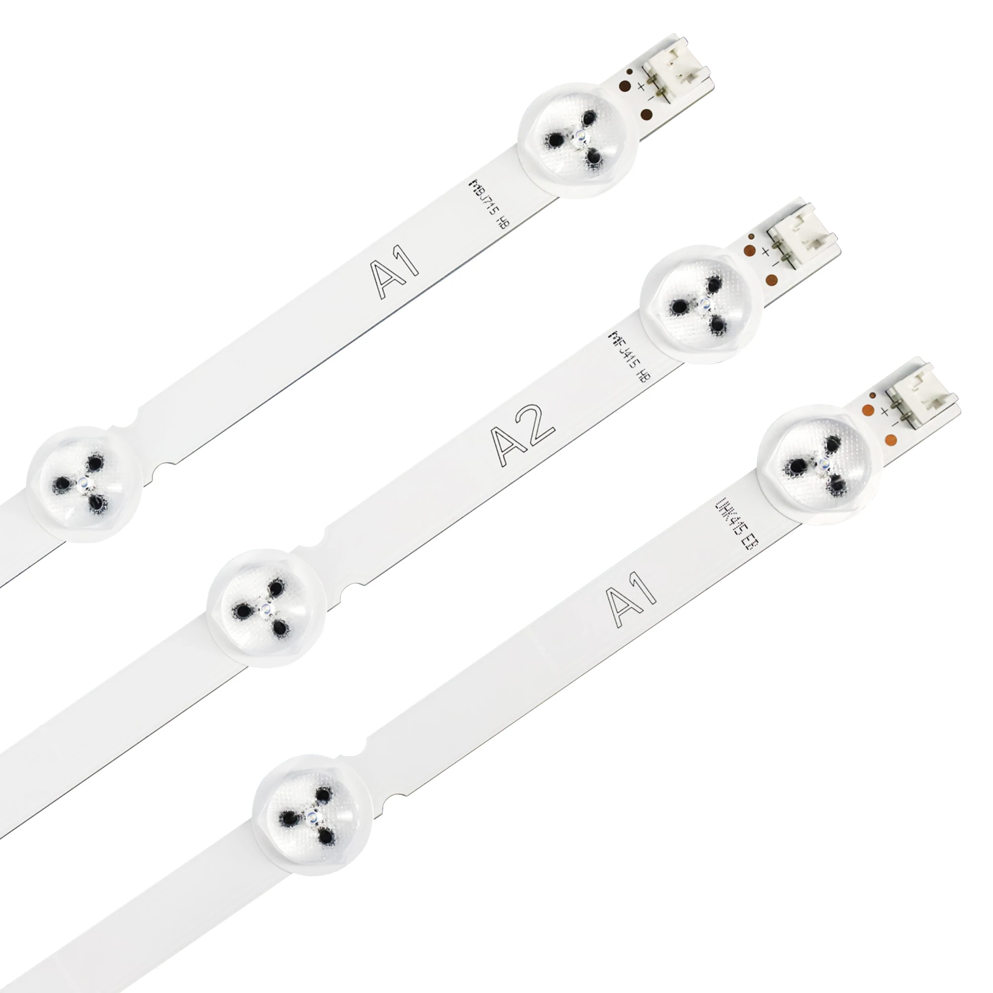 Tiras de Retroiluminação Led a1 a2 para tv lg 630 mm 6916l1440a 6916l-1439a 32ln540u-za 32la621v Lc320due-sfr1 Lc320dxe-sfr1 32ln5400 - Imagem 3