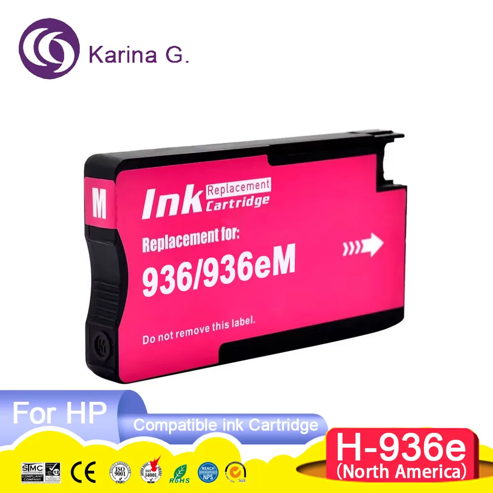 For 936e 936 Premium Color Compatible Inkjet Ink Cartridge for 936 OfficeJet 91