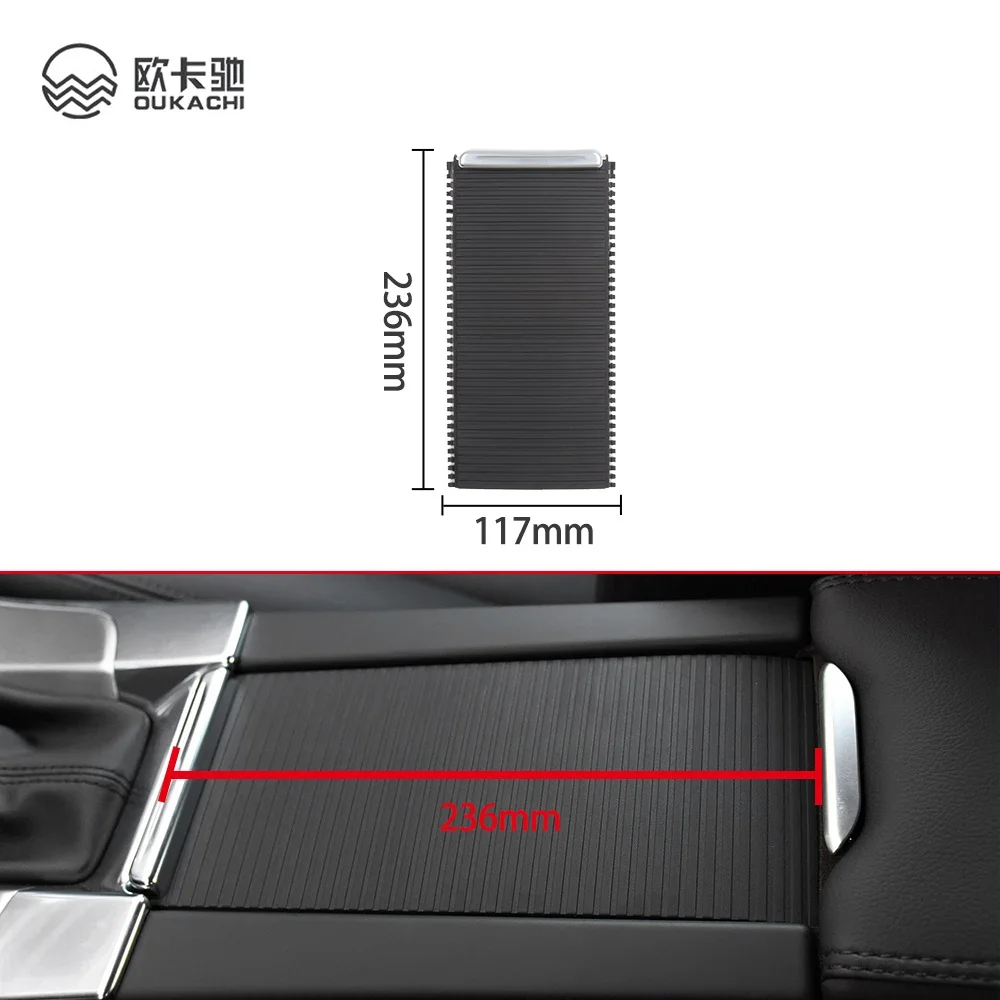 Für volvo xc60 2010-2015 s60 s60l 2008-19 Auto Mittel konsole Schiebe läden Getränke halter Rollo Abdeckung Ersatz 2009