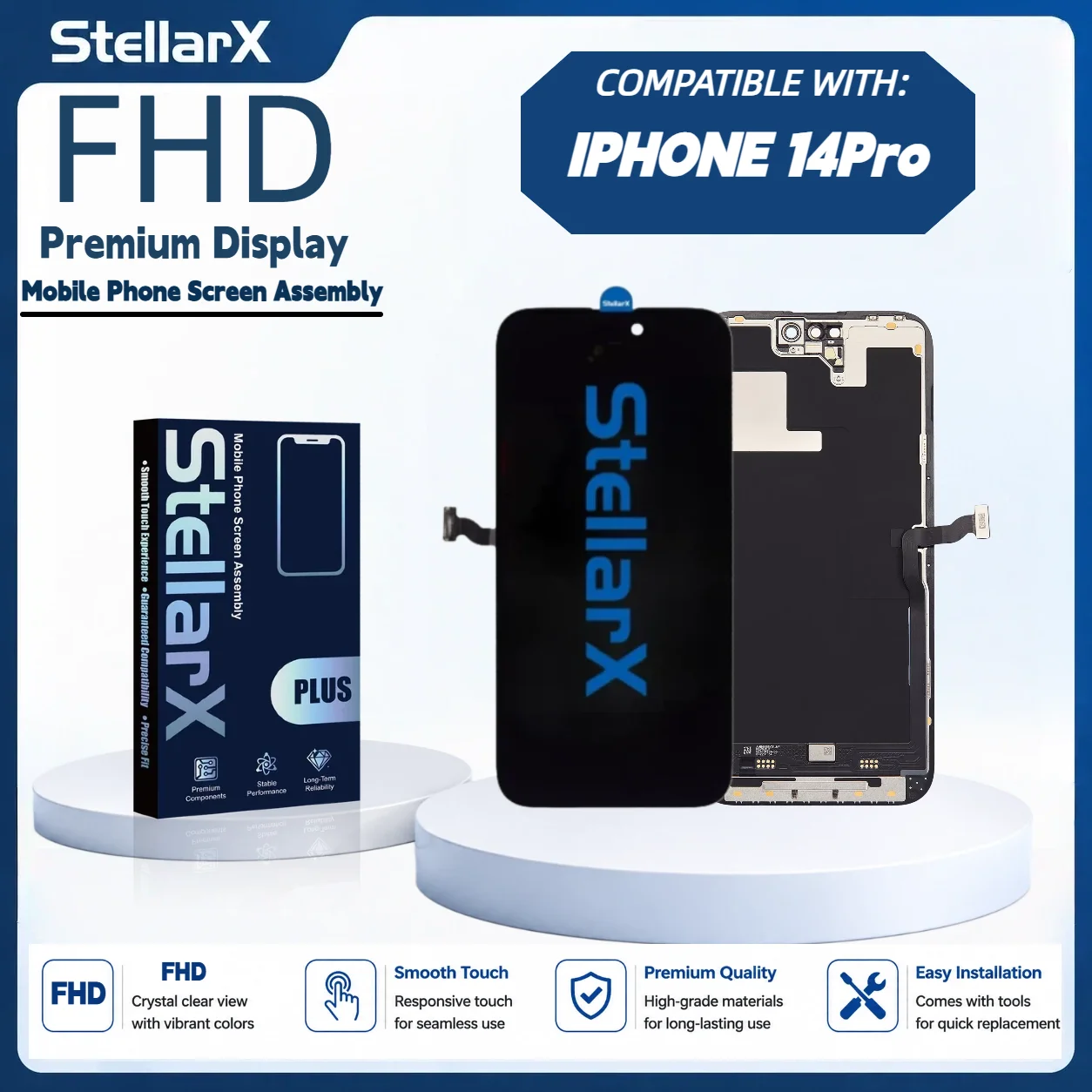 StellarX FHD High Color Gamut Screen Replacement Display