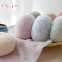50G Angola Amorous Mohair Yarn Thin Hand knitting baby sweater Soft wool Crochet Yarn For Shawl Scarf Fine Thread 1