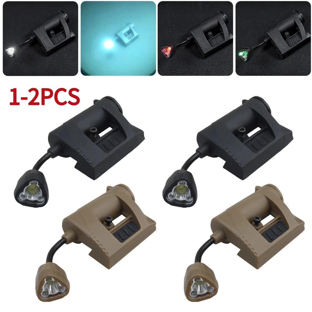 12PCSTacticalHelmetLightMPLSCHARGELEDHelmetTorchFlashlightEnergySavingHunting