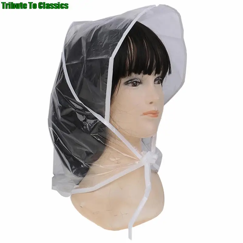 Rain Hat Creative Plastic Rain Hat Cap Coat Raincoat Universal Use Hiking Fishing Rains Waterproof Windproof Hats Women Men Kids Gifts