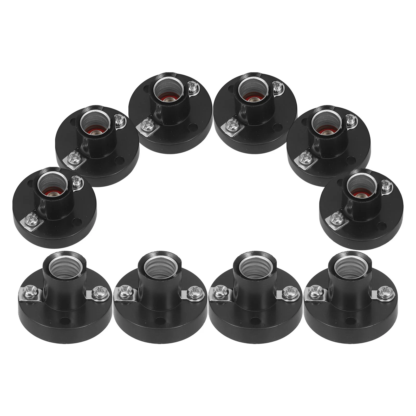 Experiment Equipment E10 Lamp Holder Socket Bulb Base Light Screw Replacement 10 Pcs