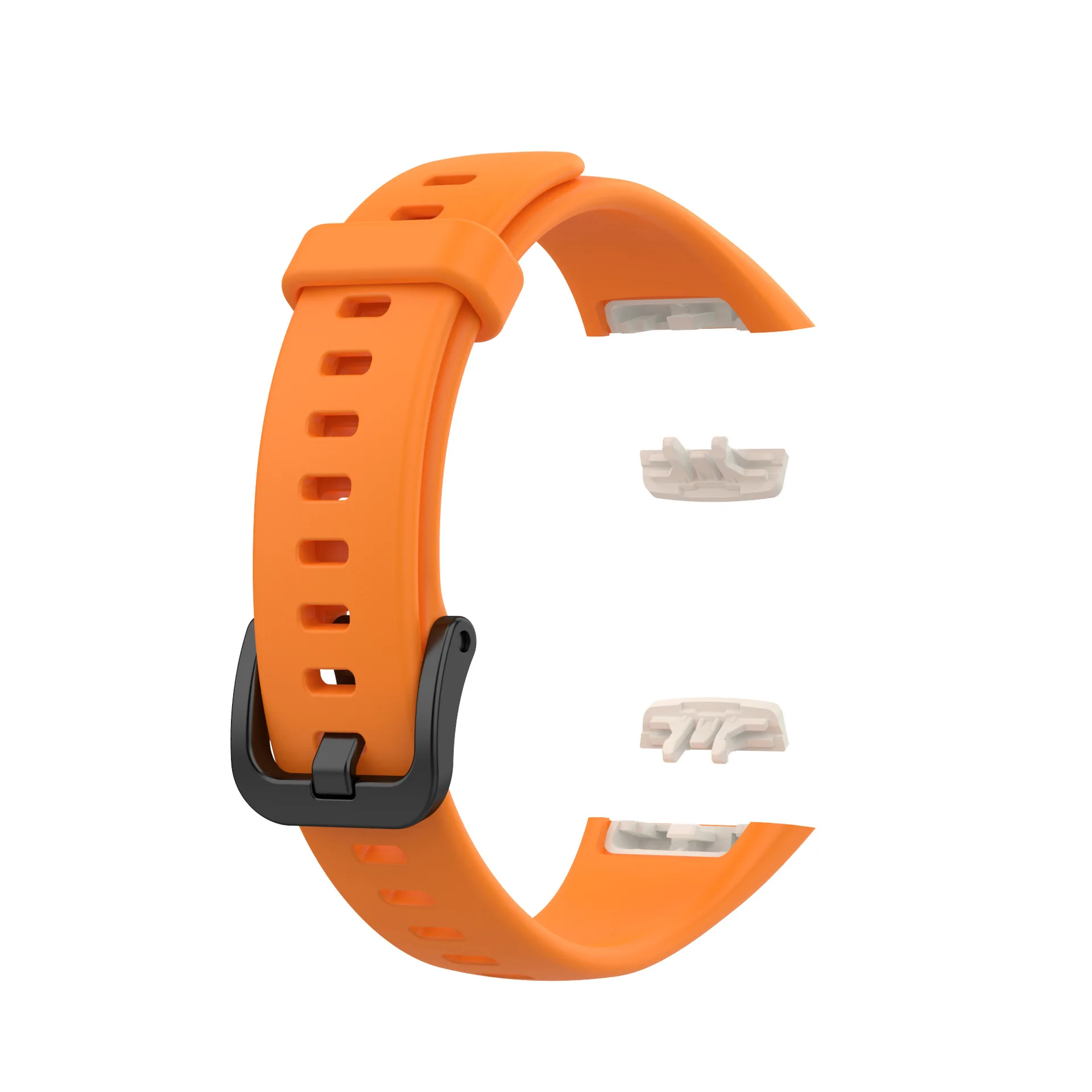 Silicone Strap for Huawei Band 6 Replacement Watch Strap for Honor Band 6 Strap with TPU Full Screen Protector Case Bracelet 