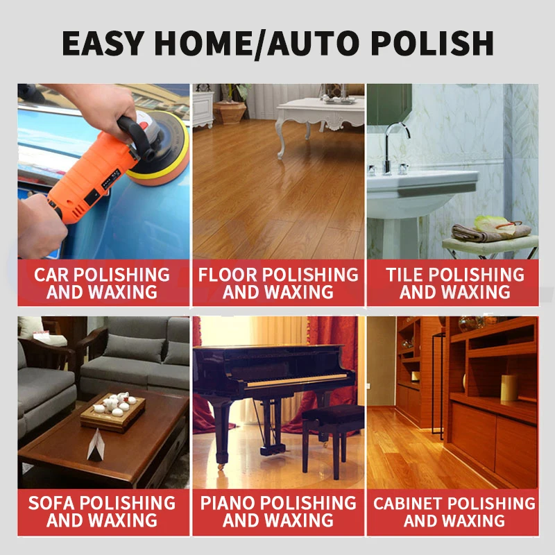 Multifunctional Car Polishing Machine Electric Car Paint Scratch Beauty Home Polishing Artifact Floor Sealing And Waxing Machine