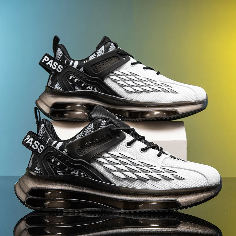 Men's Shoe Fashion Breathable Versatile Casual Men's Sneakers Rubber Soles Non-slip Wear Comfortable Outdoor Men's Safety Shoes 3