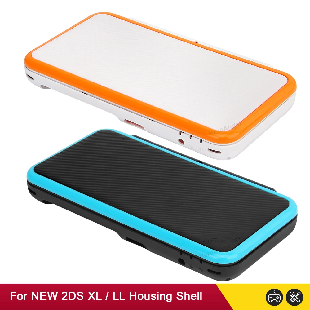 Black-White-Replacement-Full-Housing-For-NEW-2DS-XL-Shell-Cover-Case ...