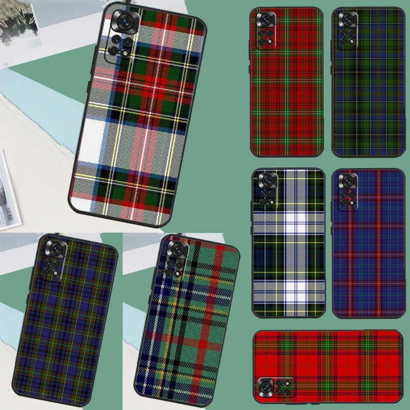 Custodia Con Motivo Scozzese Tartan Del Vestito Da Clan Stewart Per Xiaomi Redmi 12 9C 10A 10C 12C Redmi Note 11 8 9 10 12 Pro 9S 10S 11S 12S Cover