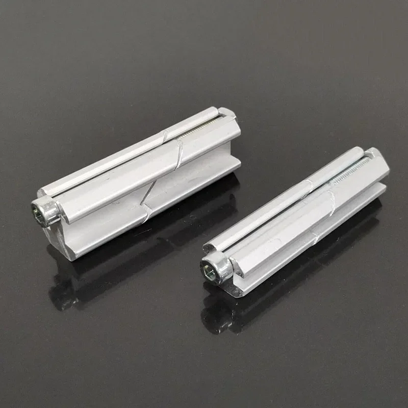 4 Conectores Angulares Ajustables 180° Para Perfiles De Aluminio 30x30 TOOSOAR - Aleación De Aluminio, Plata