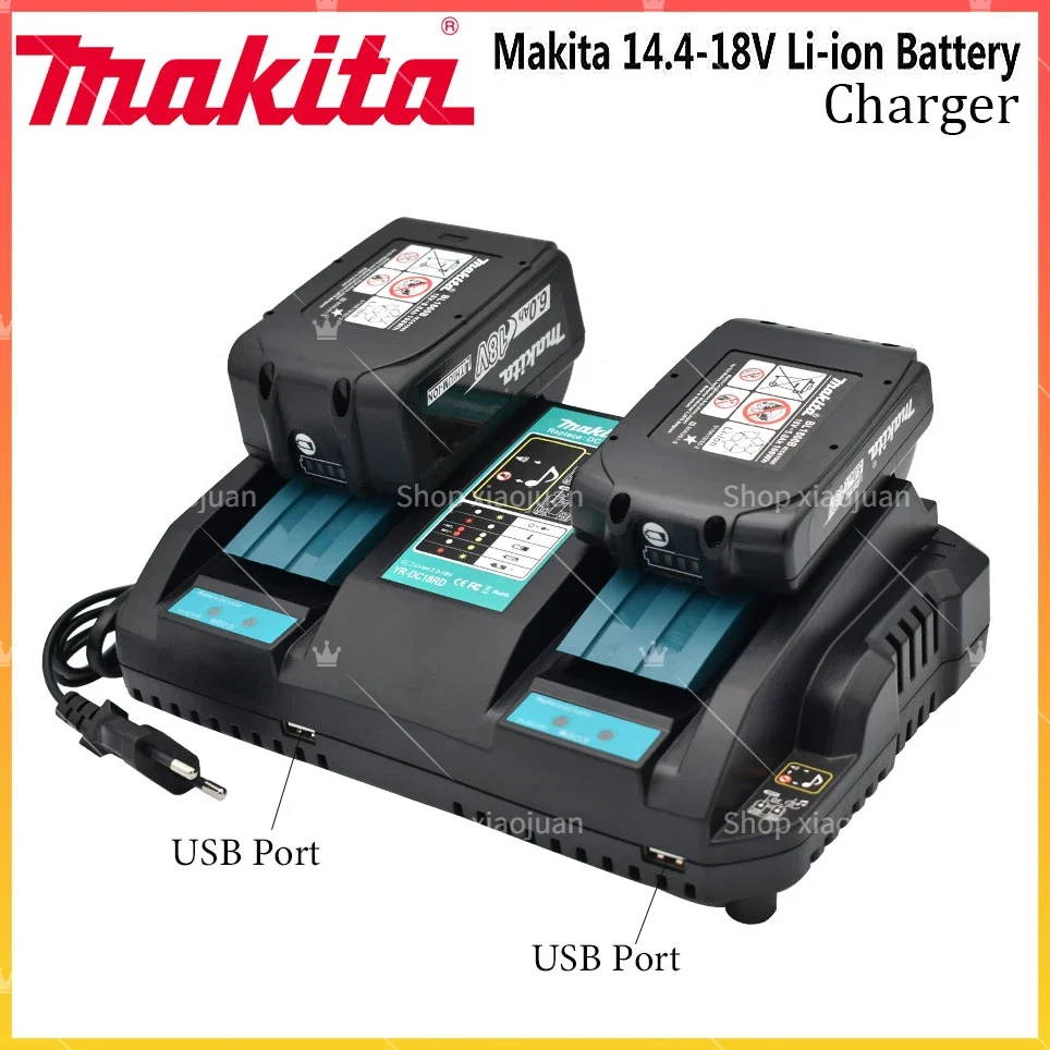 

Dual USB Port charger for Makita Battery Charger 14.4V 18V BL1860 BL1415 BL1430 BL1830 BL1840 BL1850 BL1845