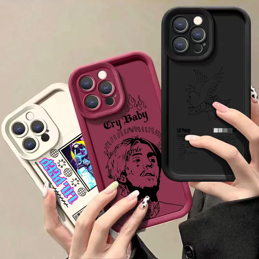 Чехол для телефона Lil Peep Hell Boy Rapper для OPPO Reno 11 10 ProPlus 8 8T 7 7Z 6 6Z 5 4 3 Pro, противоударный чехол из жидкого силикона