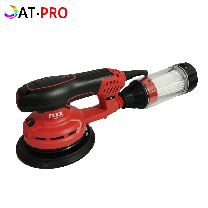 FLEX Electric Sander 6-inch 150mm Automobile Dust-free Dry Mill Putty Paint Atomic-dust Vacuum Spray Sandpaper Machine