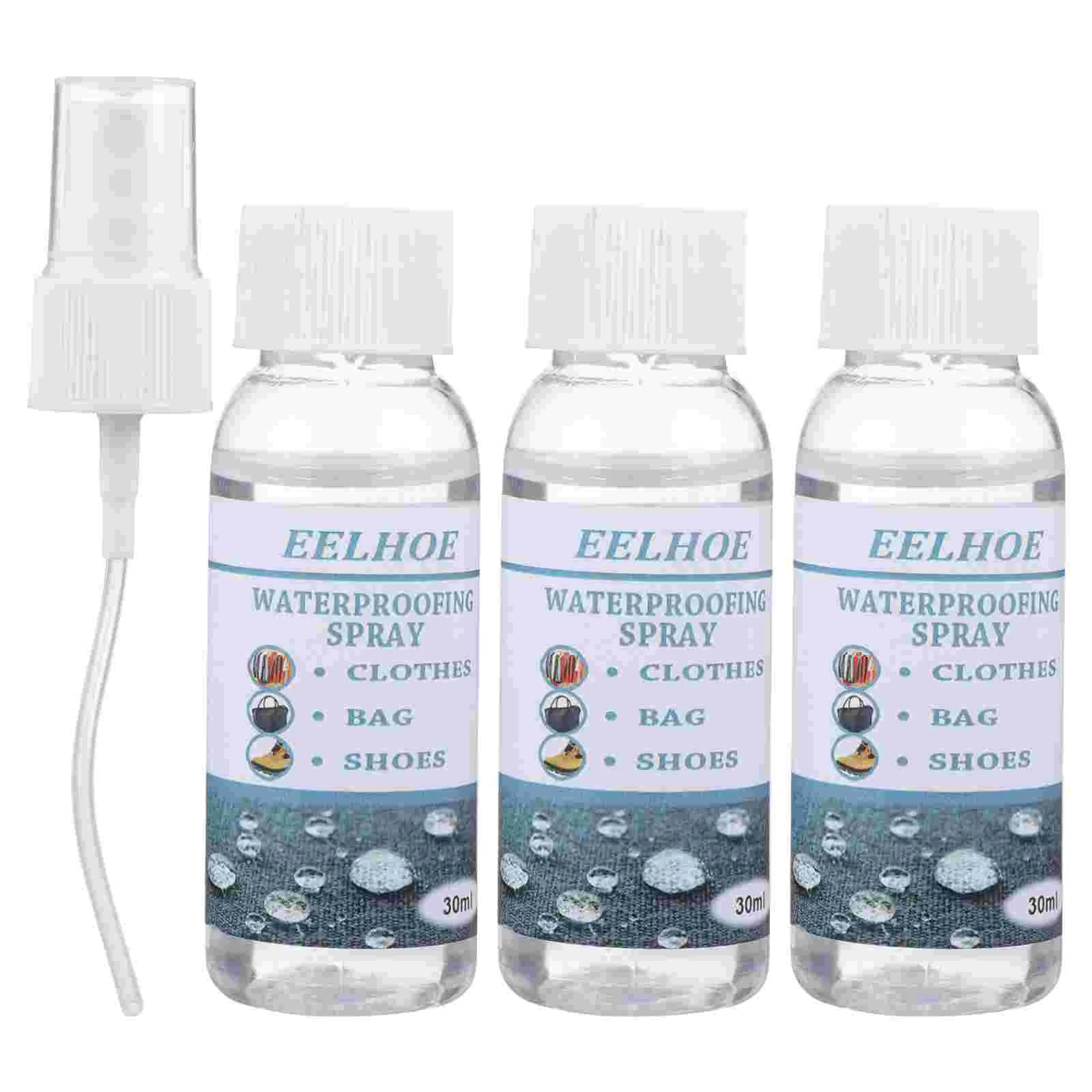 3pcs Durable Safe Useful Protective Spray Stain Protectors Spray Waterproof Spray for Shoes Bags Clothes